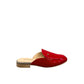 Red Leather Women Sandal