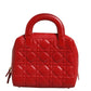 Small Dior Toujours Bag Black Macrocannage Calfskin