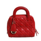 Small Dior Toujours Bag Black Macrocannage Calfskin