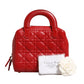 Small Dior Toujours Bag Black Macrocannage Calfskin