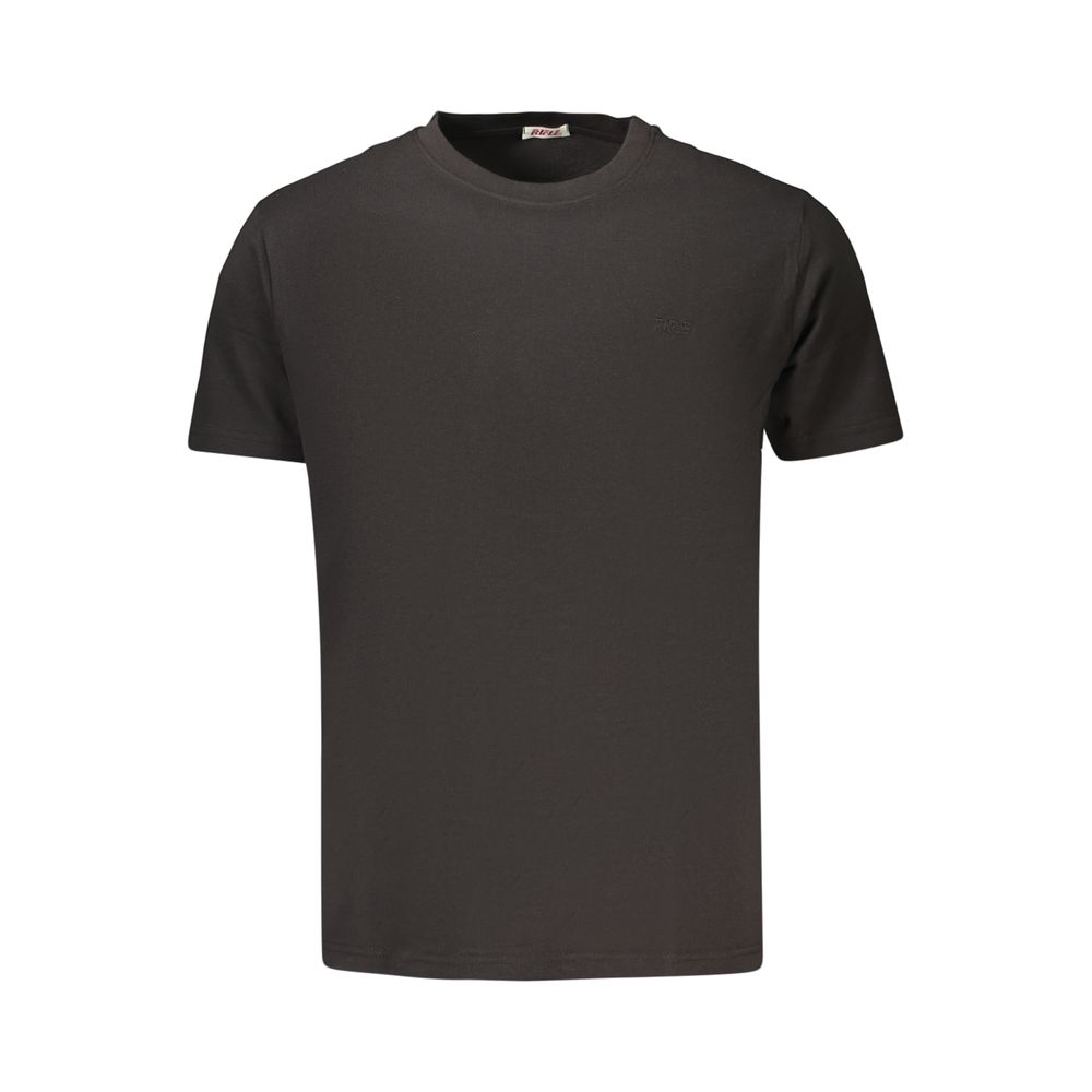 Black Cotton Men's T-Shirt
