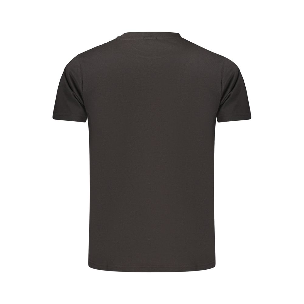Black Cotton Men's T-Shirt