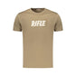 Brown Cotton Men's T-Shirt