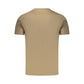 Brown Cotton Men's T-Shirt