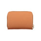 Brown Polyurethane Women's Wallet