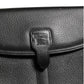 Black and Gold leather logo crossbody bag