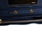 Blue Saffiano Leather Wallet on Chain Clutch Bag