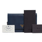 Blue Saffiano Leather Wallet on Chain Clutch Bag