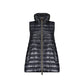 Blue Polyamide Sleveless Jacket
