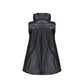 Blue Polyamide Sleveless Jacket