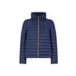 Blue Polyamide Full-Length Jacket