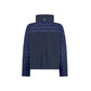 Blue Polyamide Full-Length Jacket
