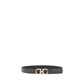 Black Calf Leather Bos Taurus Belt