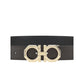 Black Calf Leather Bos Taurus Belt