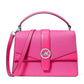 Michael Kors Outlet Greenwich Medium Saffiano Leather Satchel - DragonFruit