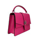 Michael Kors Outlet Greenwich Medium Saffiano Leather Satchel - DragonFruit