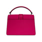 Michael Kors Outlet Greenwich Medium Saffiano Leather Satchel - DragonFruit