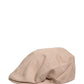Men Beige Cotton Newsboy Cloth Capello Hat