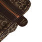 Dark brown and Gold logo duffel