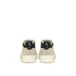 White Goatskin Low Top Sneakers