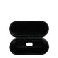 Case Black PVC Embossed Logo Flip Holder Women Airpods