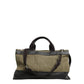 Military Green Two Tone Tote Duffel Shoulder Borse Bag