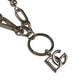 Silver Tone Chain Signature DG Logo Pendant Necklace