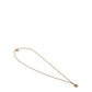 Gold Tone Brass Virgin Mary Medallion Pendant Necklace