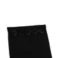 Black Gold Tone Crystal Brass Flower Brooches Belt