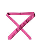 Fuchsia Pink Silk Satin Wide Adjustable Men Necktie Tie