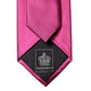 Fuchsia Pink Silk Satin Wide Adjustable Men Necktie Tie
