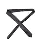 Black White Polka Dots Silk Adjustable Men Necktie Tie