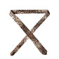 Brown Leopard Print Silk Adjustable Men Necktie Tie