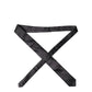 Black Floral Fantasy Silk Adjustable Men Necktie Tie