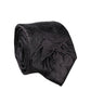 Black Floral Fantasy Silk Adjustable Men Necktie Tie