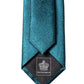 Deep Teal Solid Silk Adjustable Men Tied Necktie Tie