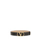 Black Calf Leather Bos Taurus Belt