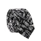 Black Trumpet Print Silk Adjustable Men Tied Necktie Tie