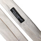 White Solid Textured Silk Adjustable Men Tied Necktie Tie