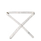 White Solid Textured Silk Adjustable Men Tied Necktie Tie