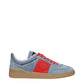 Gray Leather Sneakers