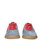 Gray Leather Sneakers