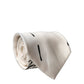 White Tattoo Floral Silk Adjustable Men Tied Necktie Tie