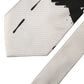 White Tattoo Floral Silk Adjustable Men Tied Necktie Tie