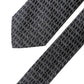 Black Geometric DG Silk Adjustable Men Tied Necktie Tie