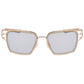 Bicolor Metal Sunglasses