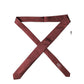 Burgundy Geometric Silk Adjustable Men Tied Necktie Tie