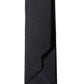 Black Solid 100% Silk Adjustable Men Tied Necktie Tie