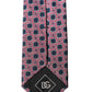 Multicolor Patterned Silk Adjustable Men Tied Necktie Tie