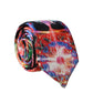 Multicolor Abstract Silk Adjustable Men Tied Necktie Tie